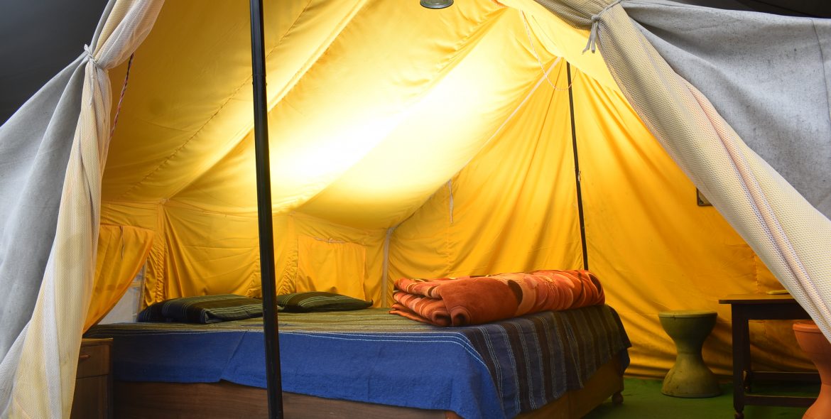 tent with electricity backup at nainital